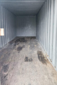 20 ft. Seecontainer mit CSC - innen