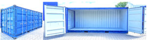 20 Fuß Side Door Container mit Metlallboden