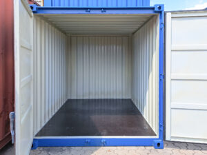 10 Fuß Container - Innenansicht