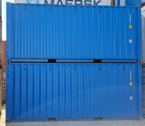 20 Fuß Seecontainer neu in blau