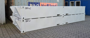 20 Fuß Fäkalientank, Abwassertank-lichtgrau