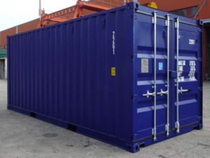 20 Fuß Seecontainer neu RAL5010
